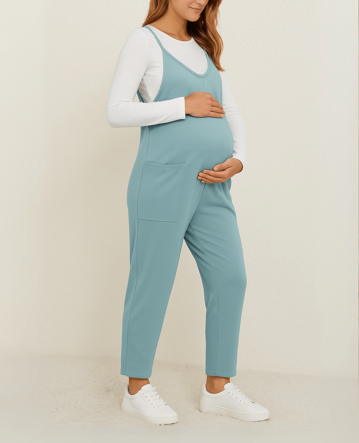 Oversized Jumpsuit - Maternity & Postpartum - Lunettaco