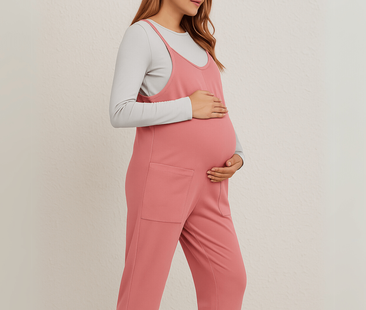 Oversized Jumpsuit - Maternity & Postpartum - Lunettaco