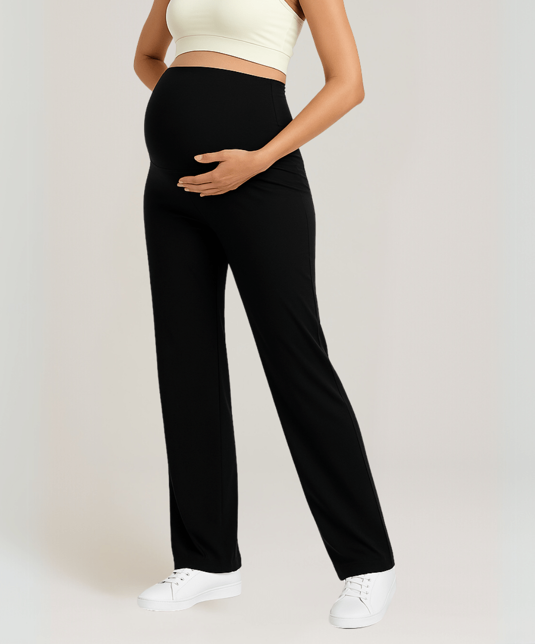 Flared Yoga Pants - Maternity & Postpartum - Lunettaco