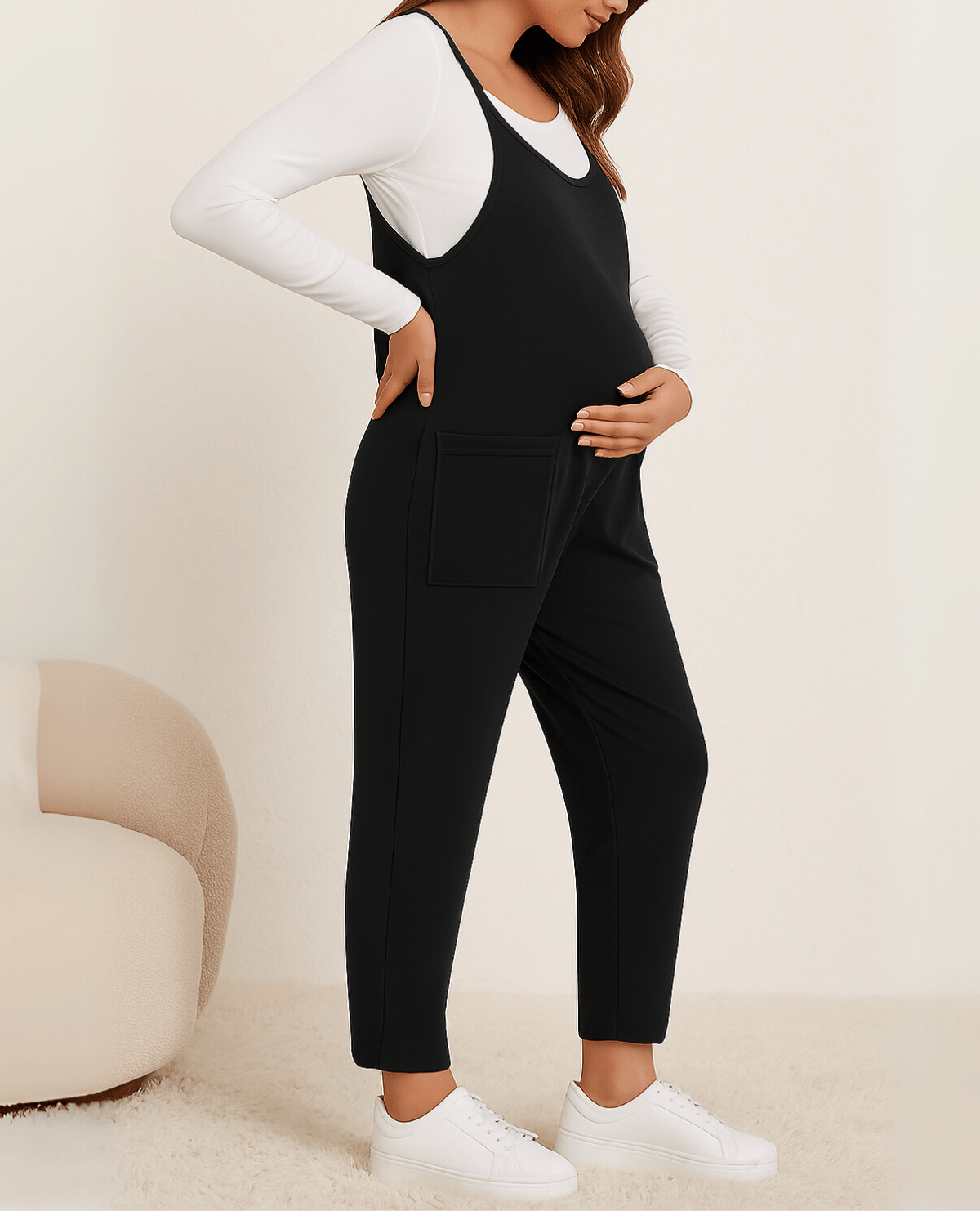 Oversized Jumpsuit - Maternity & Postpartum - Lunettaco