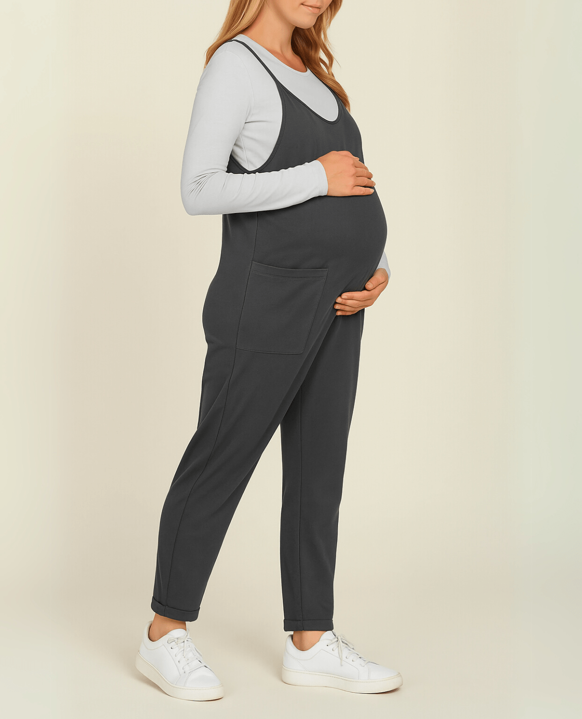 Oversized Jumpsuit - Maternity & Postpartum - Lunettaco