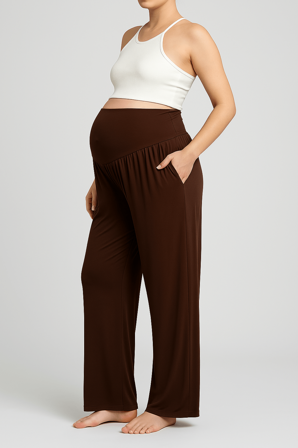 Palazzo Pants - Maternity & Postpartum - Lunettaco