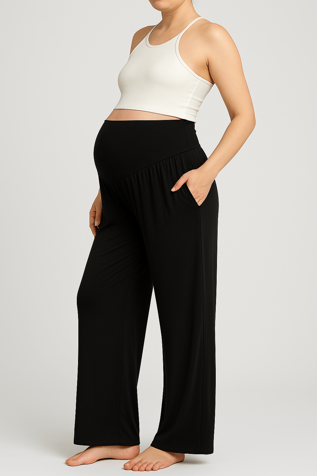 Palazzo Pants - Maternity & Postpartum - Lunettaco