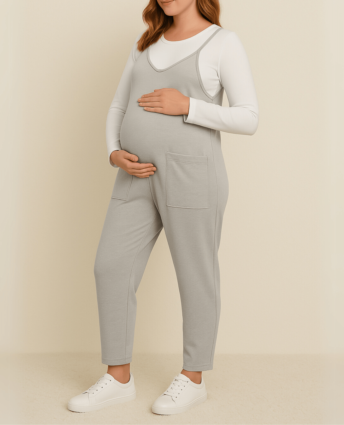 Oversized Jumpsuit - Maternity & Postpartum - Lunettaco