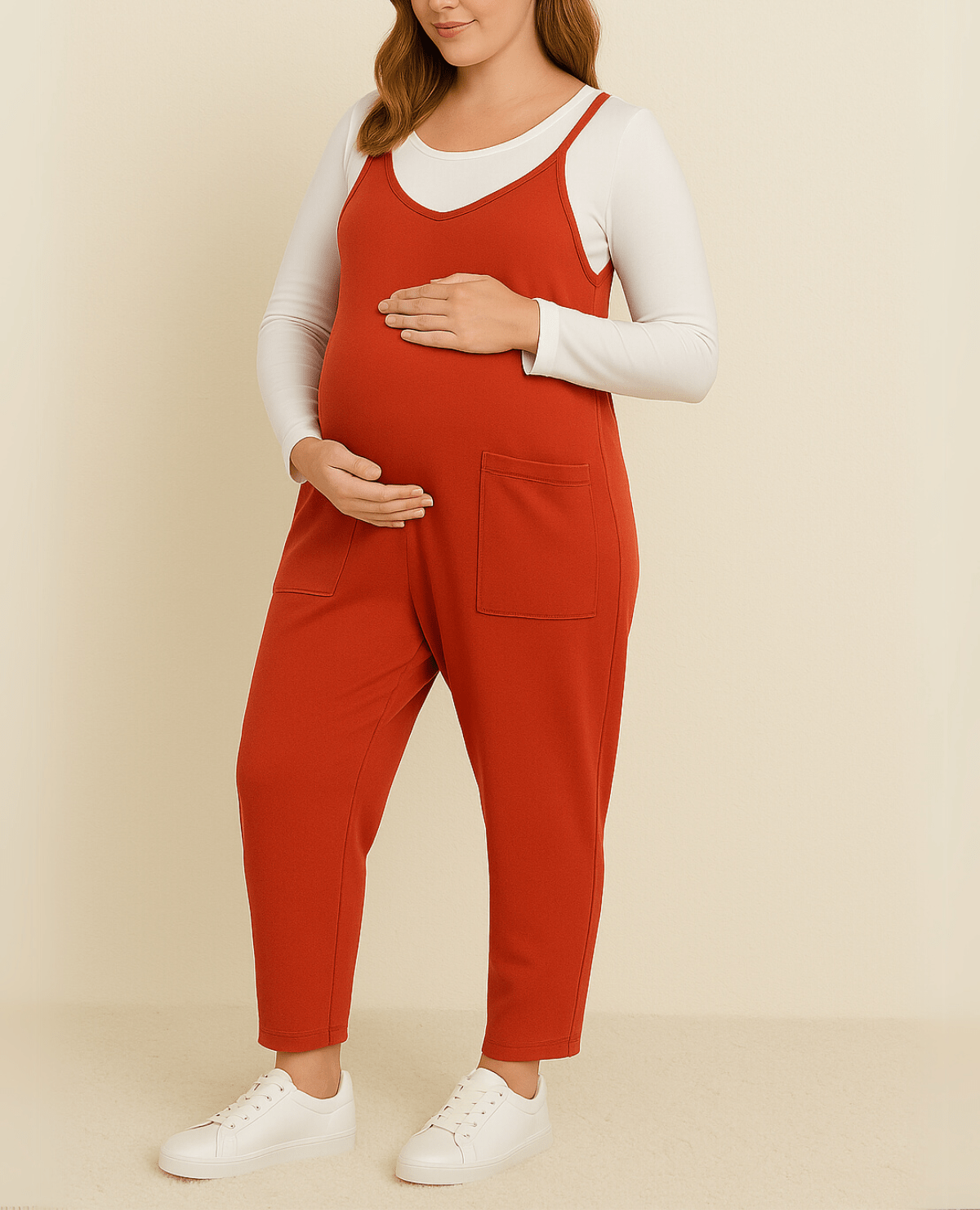 Oversized Jumpsuit - Maternity & Postpartum - Lunettaco