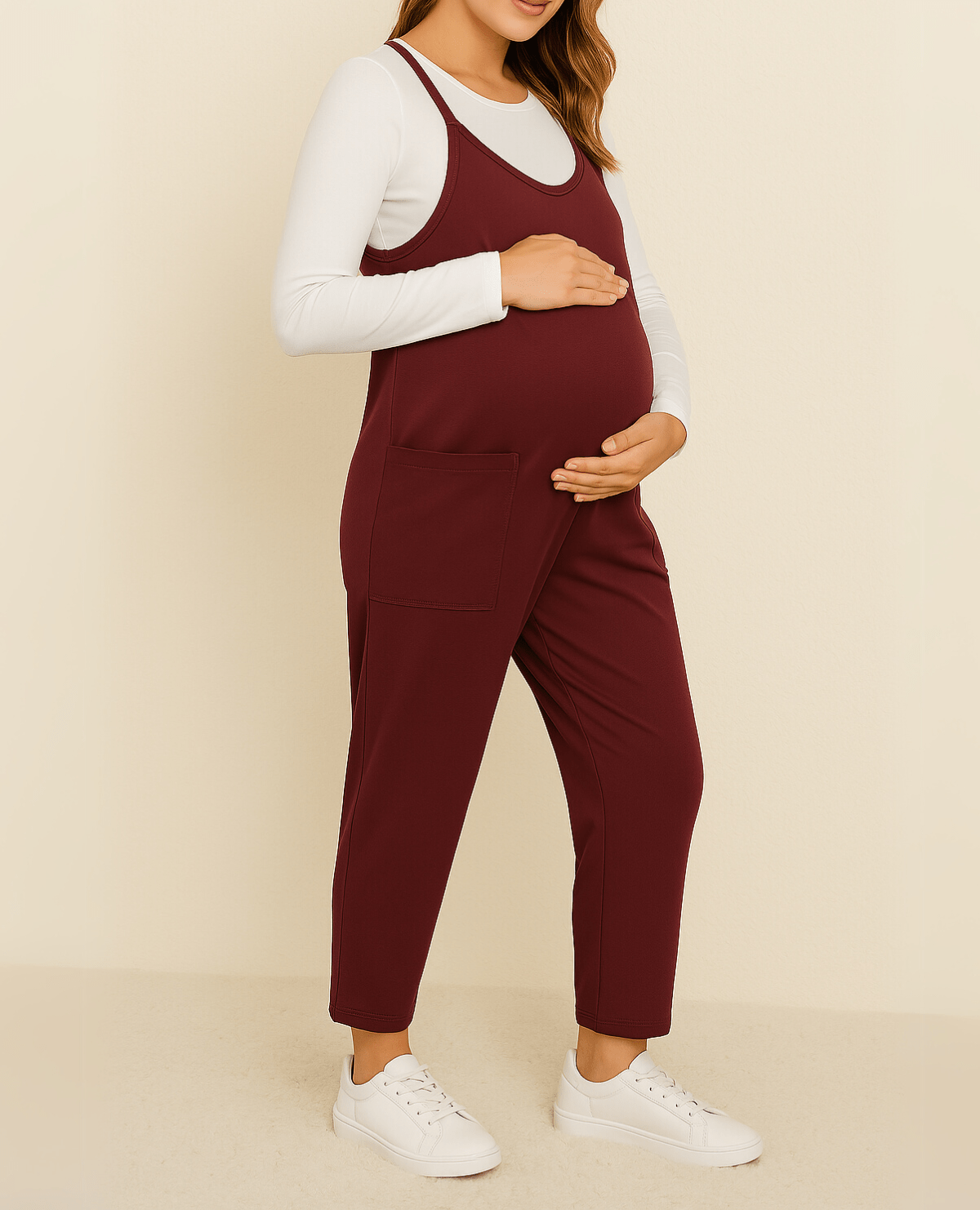 Oversized Jumpsuit - Maternity & Postpartum - Lunettaco