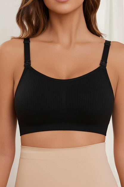 Women'S Breastfeeding Underwear Comfortable Without Steel Rings And Anti Sagging Gathering Breastfeeding Bra - Lunettaco