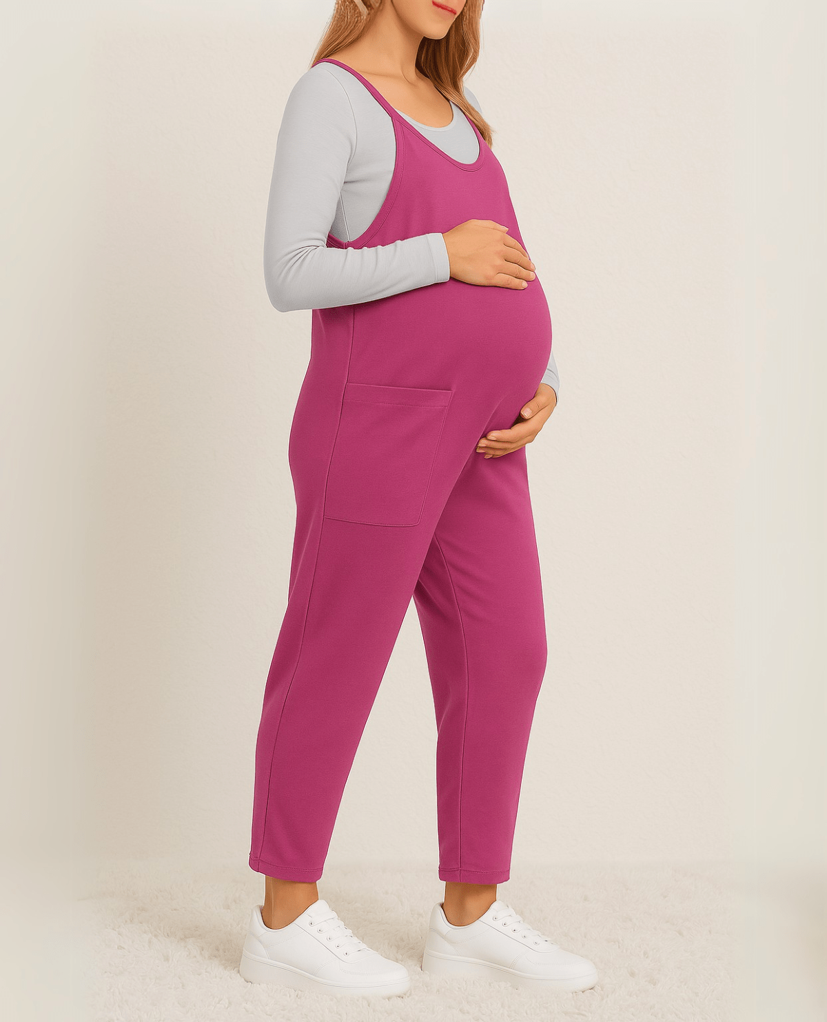 Oversized Jumpsuit - Maternity & Postpartum - Lunettaco