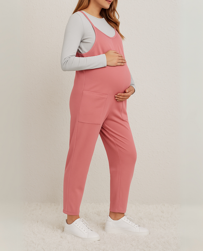 Oversized Jumpsuit - Maternity & Postpartum - Lunettaco