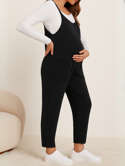 Oversized Jumpsuit - Maternity & Postpartum - Lunettaco