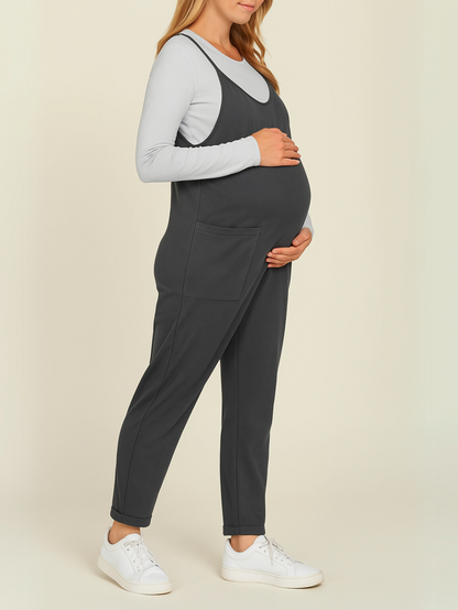 Oversized Jumpsuit - Maternity & Postpartum - Lunettaco